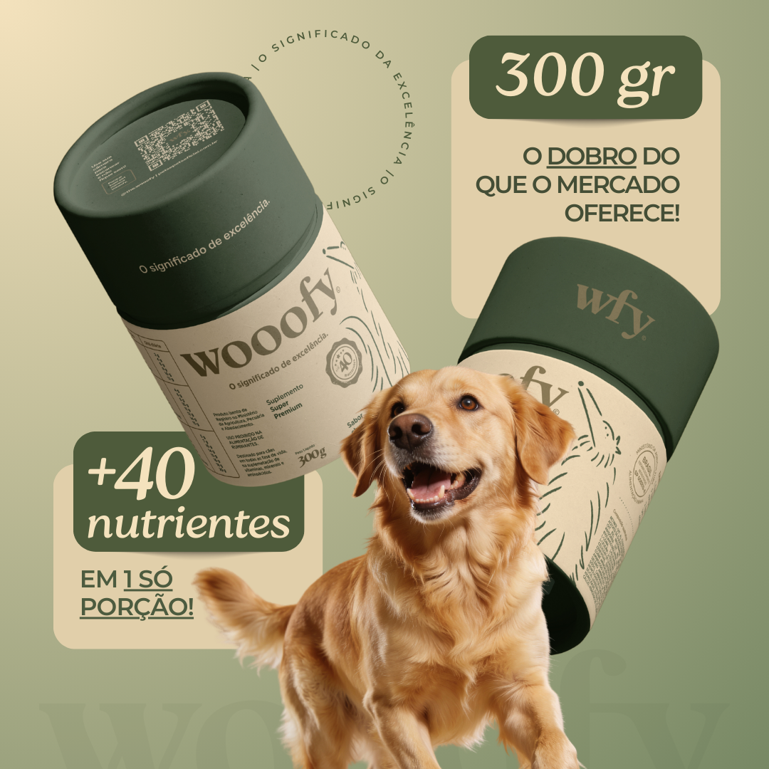 Wooofy | Suplemento Alimentar Super Premium para Cães