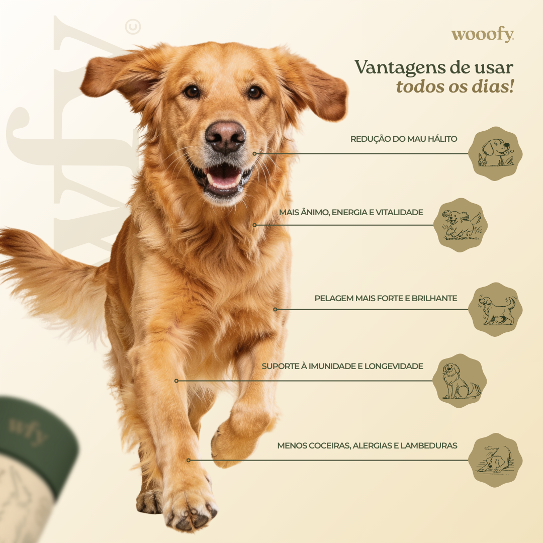 Wooofy | Suplemento Alimentar Super Premium para Cães