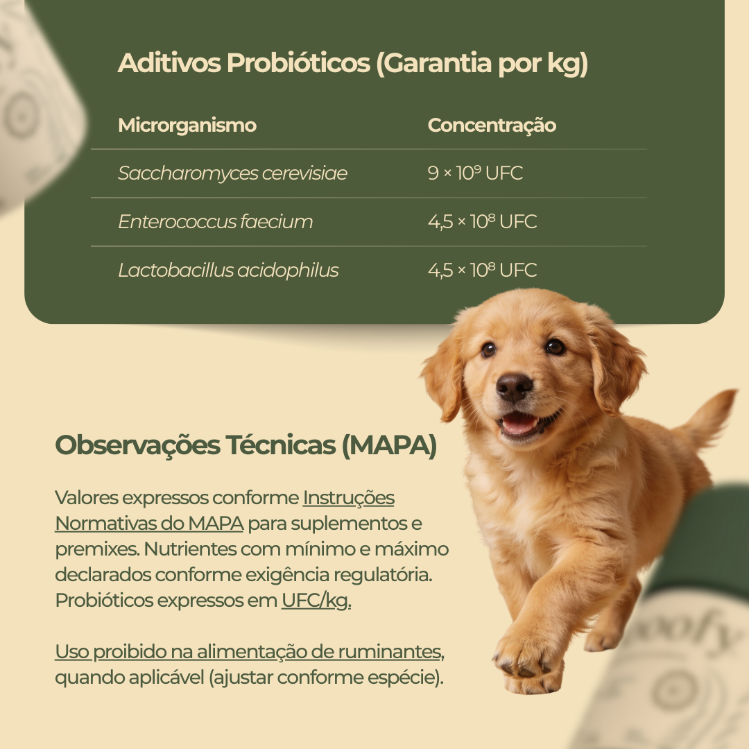 Wooofy | Suplemento Alimentar Super Premium para Cães