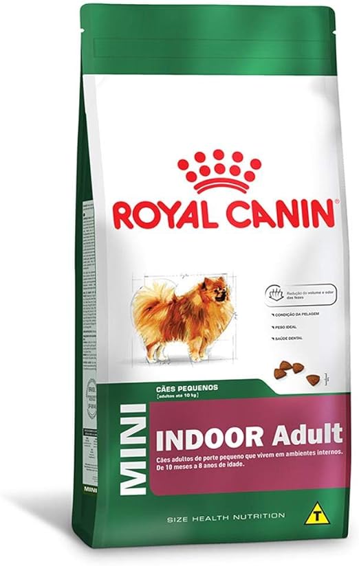 Ração Royal Canin Mini Indoor Cães Adultos 2,5Kg