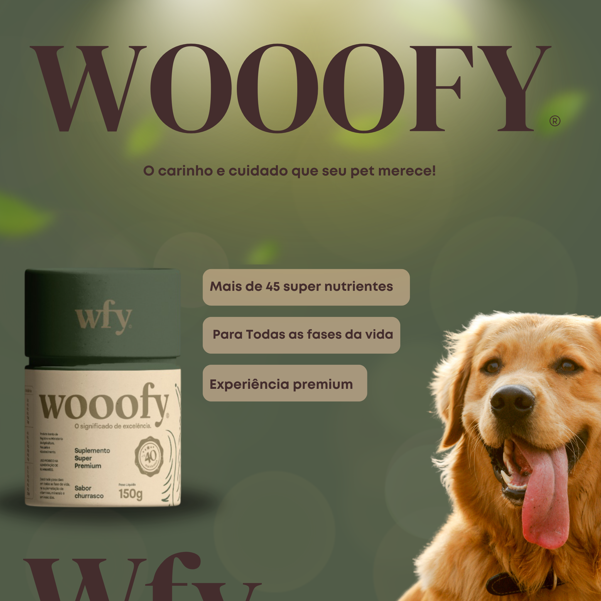 Suplemento Alimentar Wooofy Super Premium