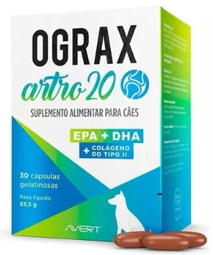 Avert Suplemento Vitaminico Ograx Artro 20 Epa+Dha+Colageno Tipo 2 30Capsula