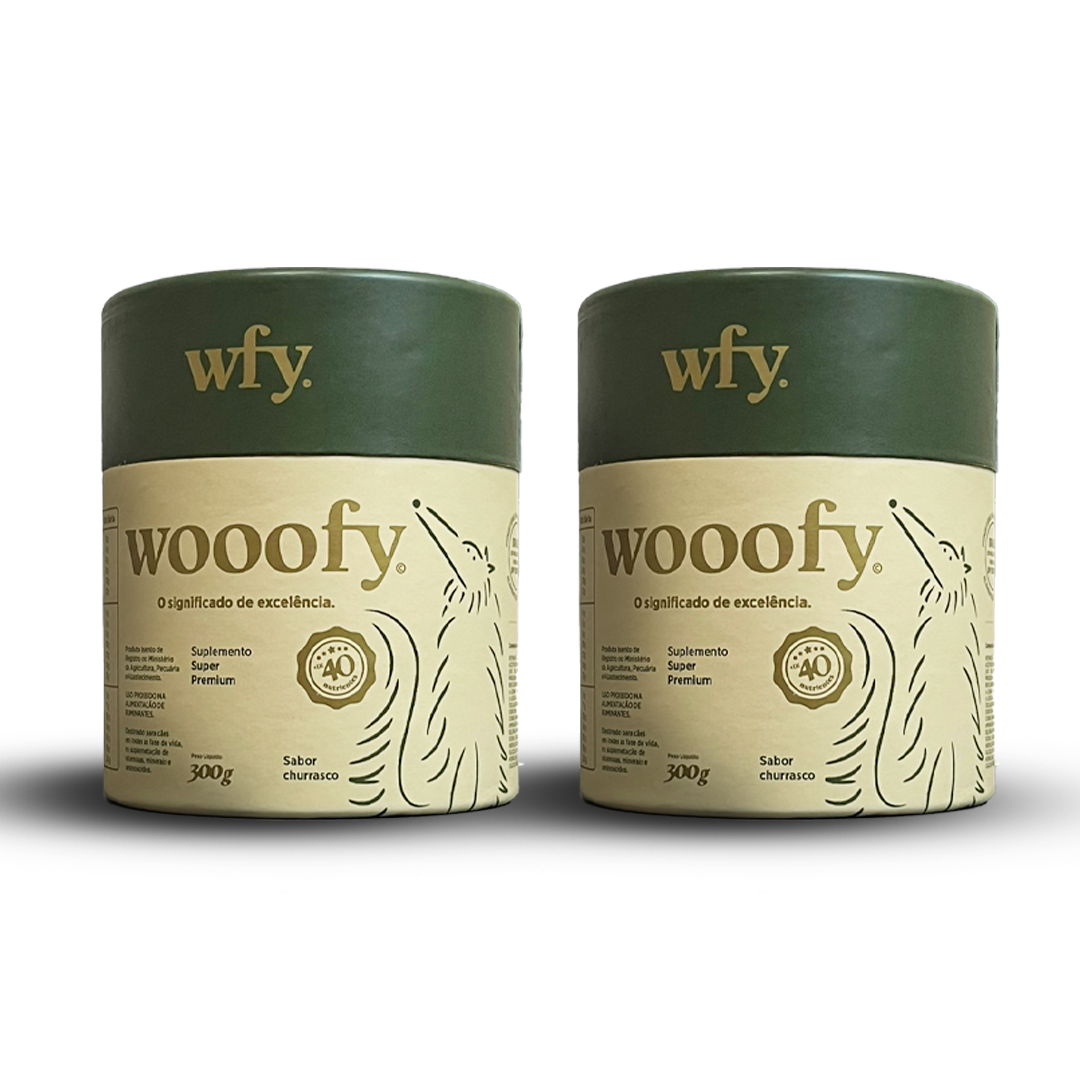 Kit 2 Wooofy | Suplemento Alimentar Super Premium para Cães